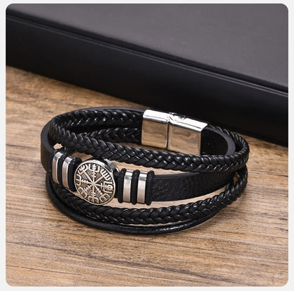 Viking Compass Bracelet for Protection