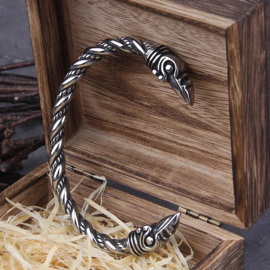 Handmade Raven Bracelet for Increasing Wisdom